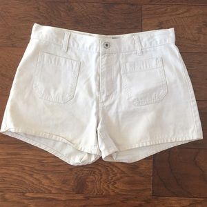 GAP khaki high waisted shorts